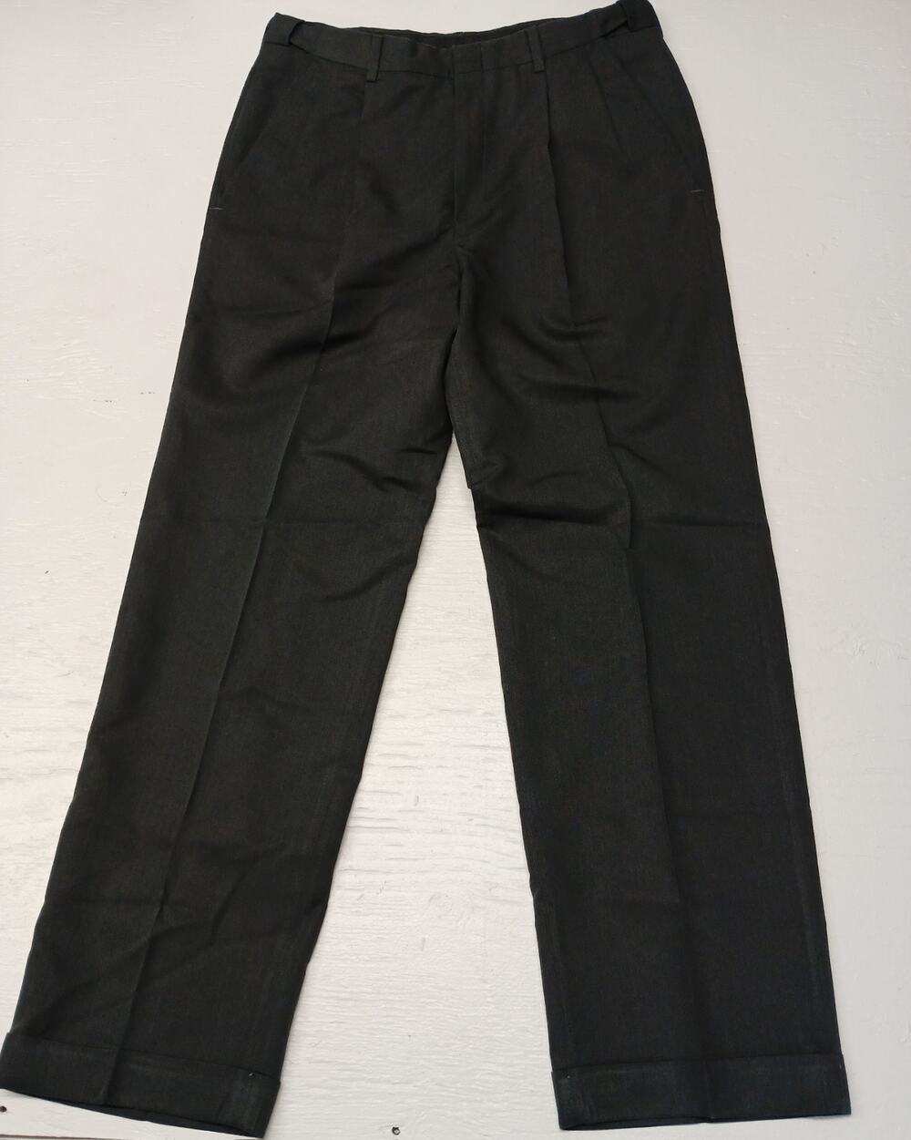 Haggar (32x32) Black Straight Fit Soft Dress Slacks